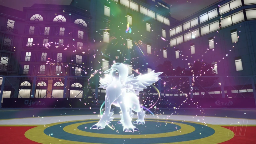 real-time battle showing Mega Evolution activation
